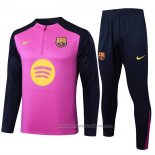 Chandal de Sudadera del Barcelona Nino 25/26 Purpura