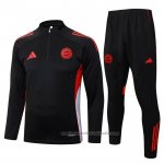 Chandal de Sudadera del Bayern Munich Nino 25/26 Negro