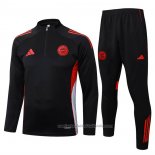 Chandal de Sudadera del Bayern Munich Nino 25/26 Negro