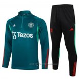 Chandal de Sudadera del Manchester United 24/25 Verde