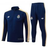 Chandal de Sudadera del Real Madrid Nino 2026/27 Azul