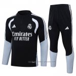 Chandal de Sudadera del Real Madrid Nino 26/27 Negro