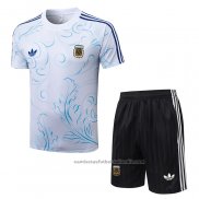 Chandal del Argentina Manga Corta 26/27 Blanco - Pantalon Corto