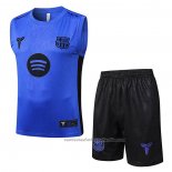 Chandal del Barcelona Sin Mangas 25/26 Azul Purpura