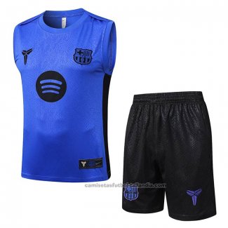 Chandal del Barcelona Sin Mangas 25/26 Azul Purpura
