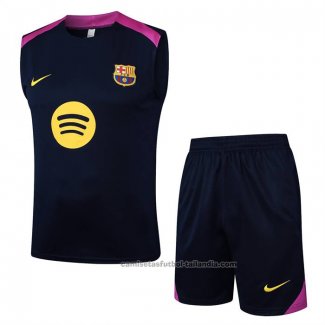 Chandal del Barcelona Sin Mangas 25/26 Negro
