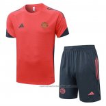 Chandal del Bayern Munich Manga Corta 25/26 Naranja - Pantalon Corto