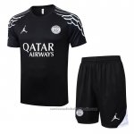 Chandal del Paris Saint-Germain Manga Corta 25/26 Negro - Pantalon Corto