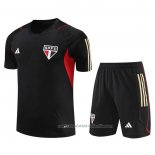 Chandal del Sao Paulo Manga Corta 23/24 Negro - Pantalon Corto