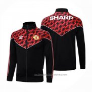 Chaqueta del Manchester United 25/26 Negro Rojo