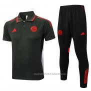Conjunto Polo del Bayern Munich 25/26 Verde Oscuro