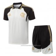 Conjunto Polo del Flamengo 26/27 Crema