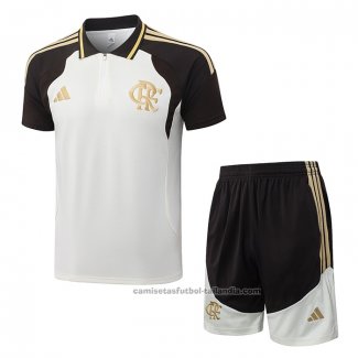 Conjunto Polo del Flamengo 26/27 Crema