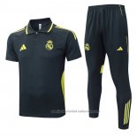 Conjunto Polo del Real Madrid 25/26 Gris Oscuro