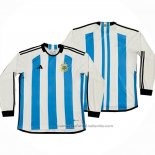 Camiseta Argentina 3 Estrellas 1ª Manga Larga 2022