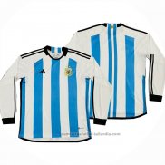 Camiseta Argentina 3 Estrellas 1ª Manga Larga 2022