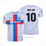 Camiseta Barcelona Jugador Ansu Fati 3ª 22/23