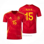 Camiseta Espana Jugador Alex B. 1ª 2024