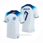 Camiseta Inglaterra Jugador Grealish 1ª 2022