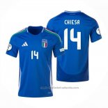 Camiseta Italia Jugador Chiesa 1ª 24/25