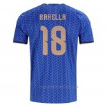 Camiseta Italia Jugador Nicolo Barella 1ª 2026
