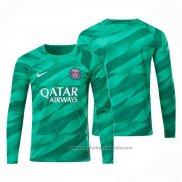 Camiseta Paris Saint-Germain Portero Manga Larga 23/24 Verde