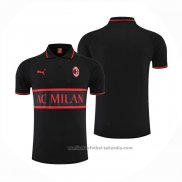 Camiseta Polo del AC Milan 22/23 Negro