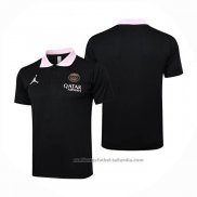 Camiseta Polo del Paris Saint-Germain Jordan 24/25 Negro