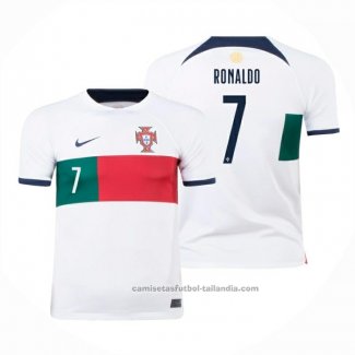 Camiseta Portugal Jugador Ronaldo 2ª 2022