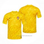 Camiseta Portugal Portero 2024 Amarillo