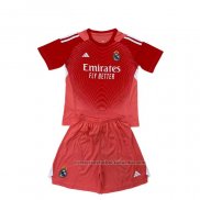 Camiseta Real Madrid Portero Nino 25/26 Naranja