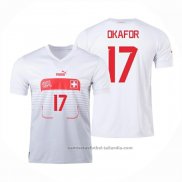 Camiseta Suiza Jugador Okafor 2ª 2022