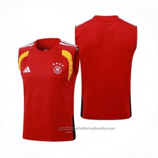 Camiseta de Entrenamiento Alemania Sin Mangas 25/26 Rojo
