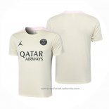 Camiseta de Entrenamiento Paris Saint-Germain Jordan 24/25 Amarillo