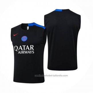 Camiseta de Entrenamiento Paris Saint-Germain Sin Mangas 25/26 Negro