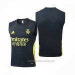 Camiseta de Entrenamiento Real Madrid Sin Mangas 25/26 Gris