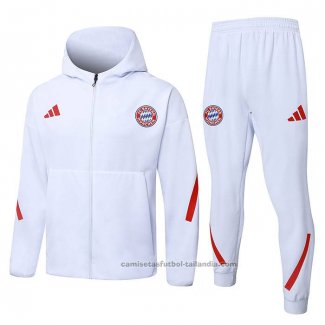 Chandal con Capucha del Bayern Munich 25/26 Blanco