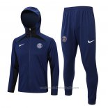 Chandal con Capucha del Paris Saint-Germain 22/23 Azul