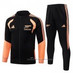 Chandal de Chaqueta del Arsenal Nino 26/27 Negro Naranja