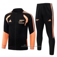 Chandal de Chaqueta del Arsenal Nino 26/27 Negro Naranja