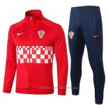 Chandal de Chaqueta del Croacia 20/21 Rojo
