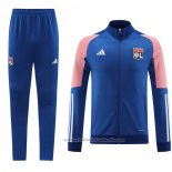 Chandal de Chaqueta del Lyon 23/24 Azul