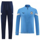 Chandal de Chaqueta del Manchester City 22/23 Azul