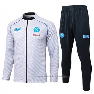 Chandal de Chaqueta del Napoli 25/26 Blanco