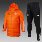 Chandal de Invierno del Manchester United 25/26 Naranja