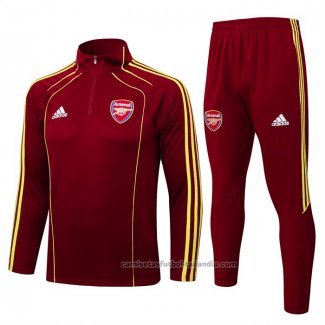 Chandal de Sudadera del Arsenal 25/26 Rojo Amarillo