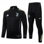 Chandal de Sudadera del Juventus Nino 25/26 Negro