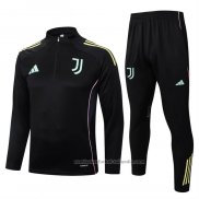 Chandal de Sudadera del Juventus Nino 25/26 Negro