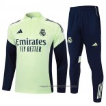 Chandal de Sudadera del Real Madrid Nino 25/26 Verde