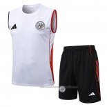 Chandal del Ajax Sin Mangas 25/26 Blanco